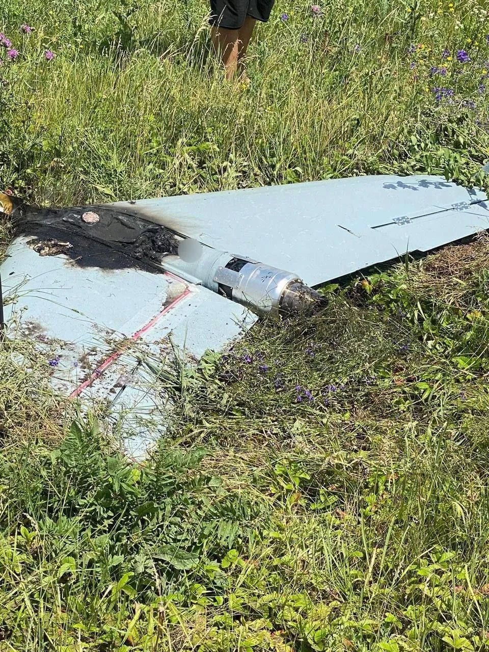 Zestrzelony rosyjski dron własnej produkcji