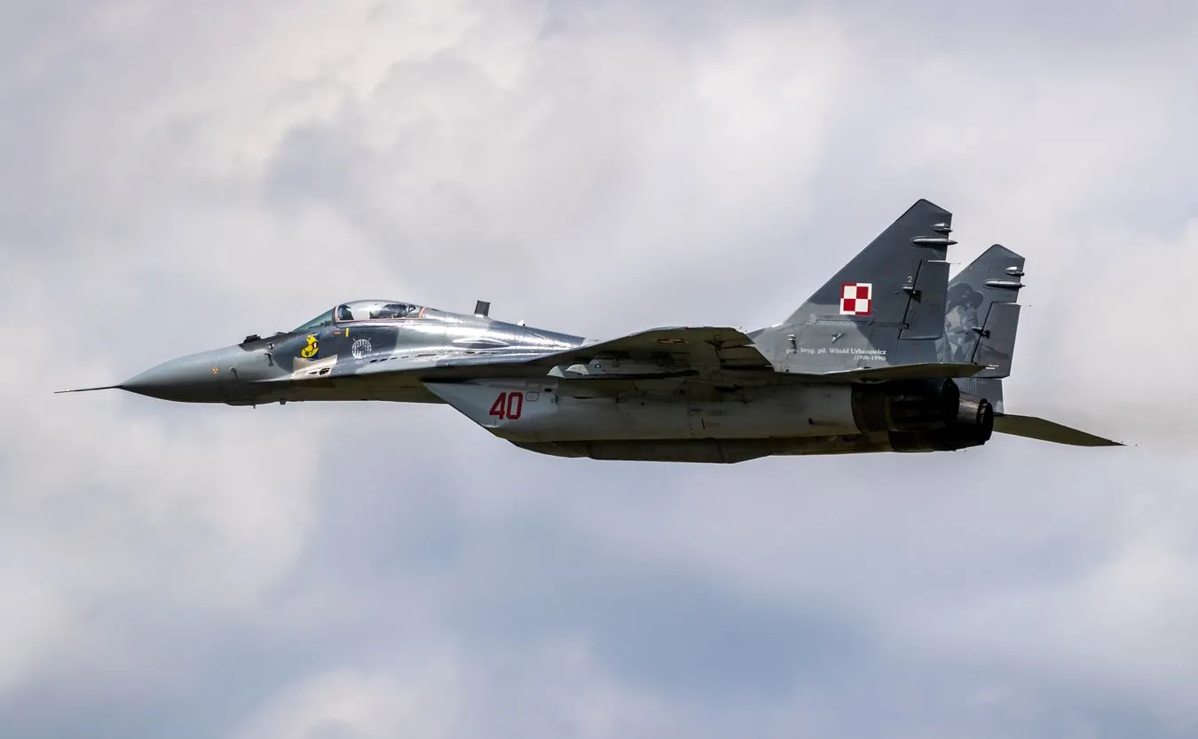 Myśliwiec Polskich Sił Powietrznych MiG-29 