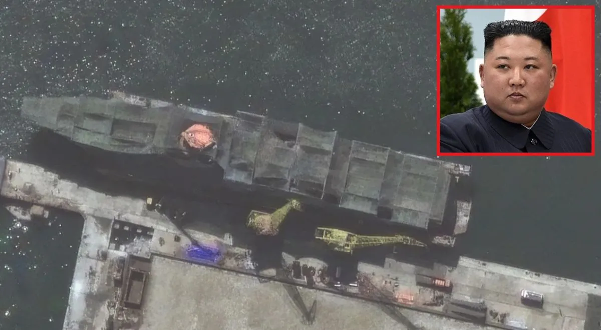 To będzie największy okręt we flocie Korei Północnej. Są zdjęcia satelitarne