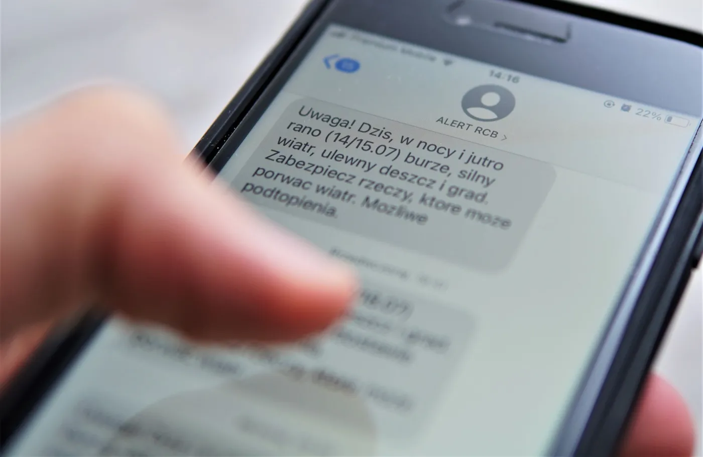 Nie każdy dostaje alert RCB. Rzecznik tłumaczy, dlaczego