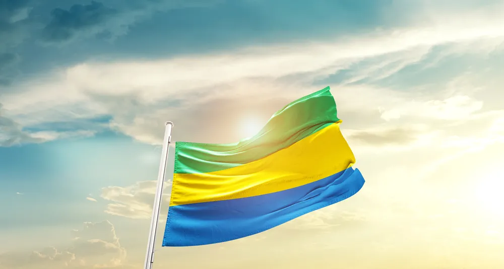 gabon flaga
