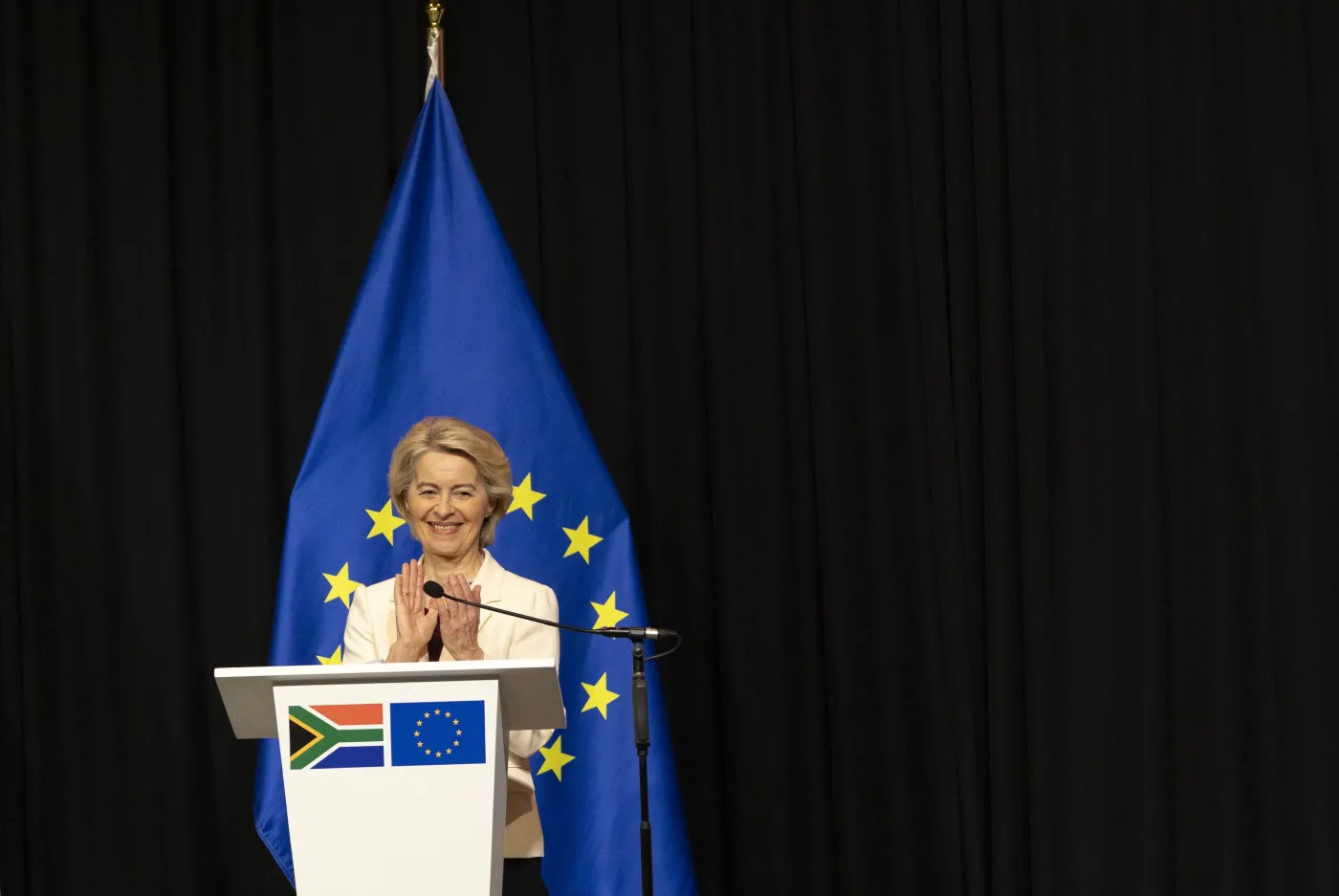 Szefowa KE wskazuje trzy warunki planu pokojowego dla Ukrainy