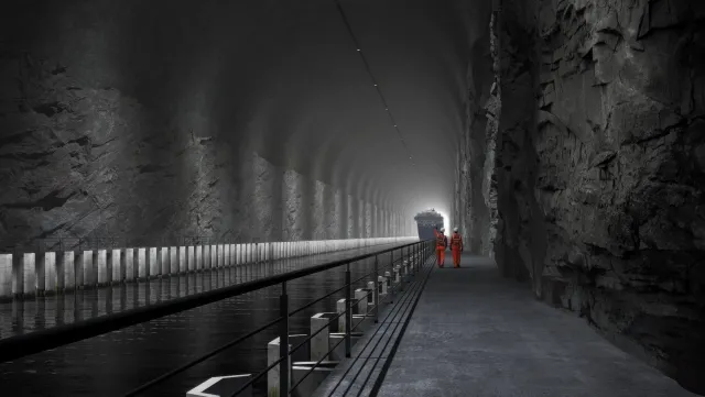 Gigantyczny tunel dla statków za 2 mld zł. Wywiercą otwór w środku góry