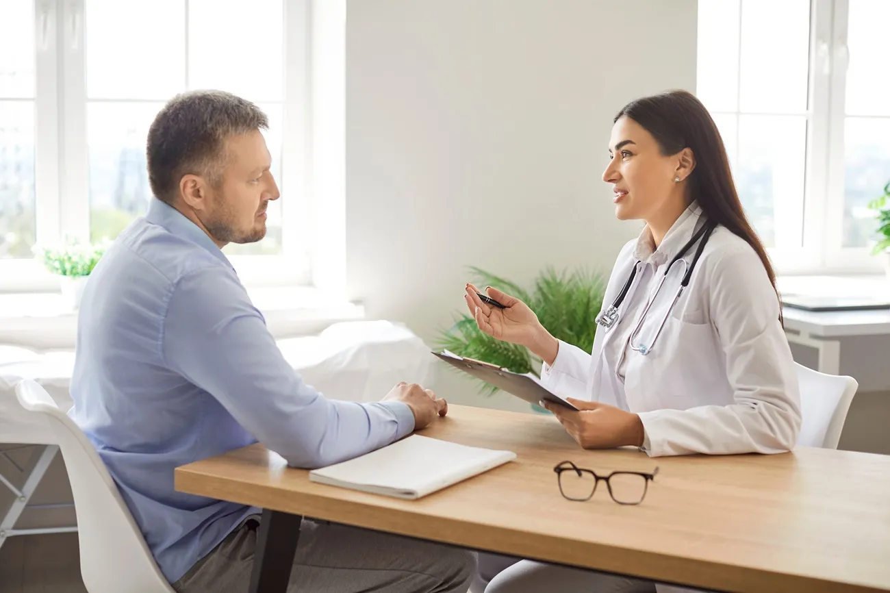 lekarz, pacjent, diagnoza ADHD u dorosłych