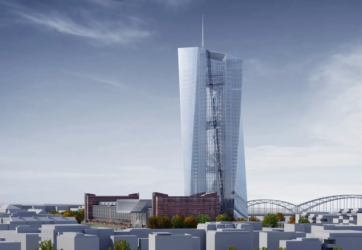Nowa siedziba Europejskiego Banku Centralnego kosztuje 1 mld dolarów