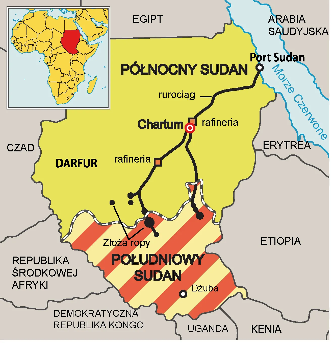Sudan i Sudan Płd. zerwały rozmowy ws. bezpieczeństwa