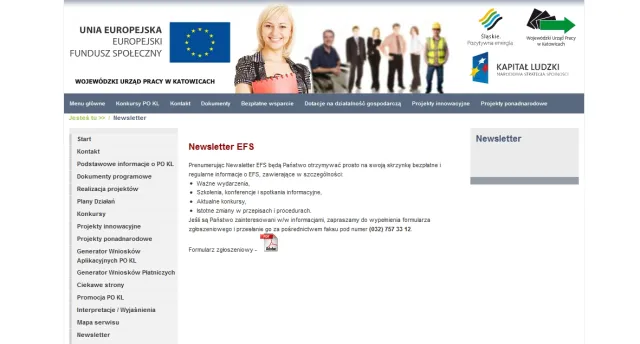 Chcesz dostać mailowy newsletter? Wydrukuj formularz, wypełnij i prześlij faksem