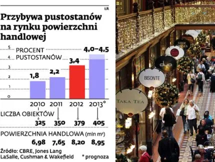 Centra handlowe mogą zacząć świecić pustkami, bo jest ich coraz więcej