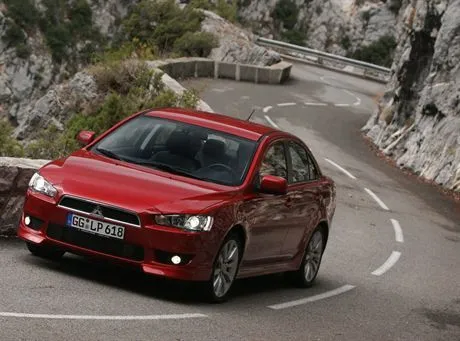 Mitsubishi lancer - pierwsza jazda