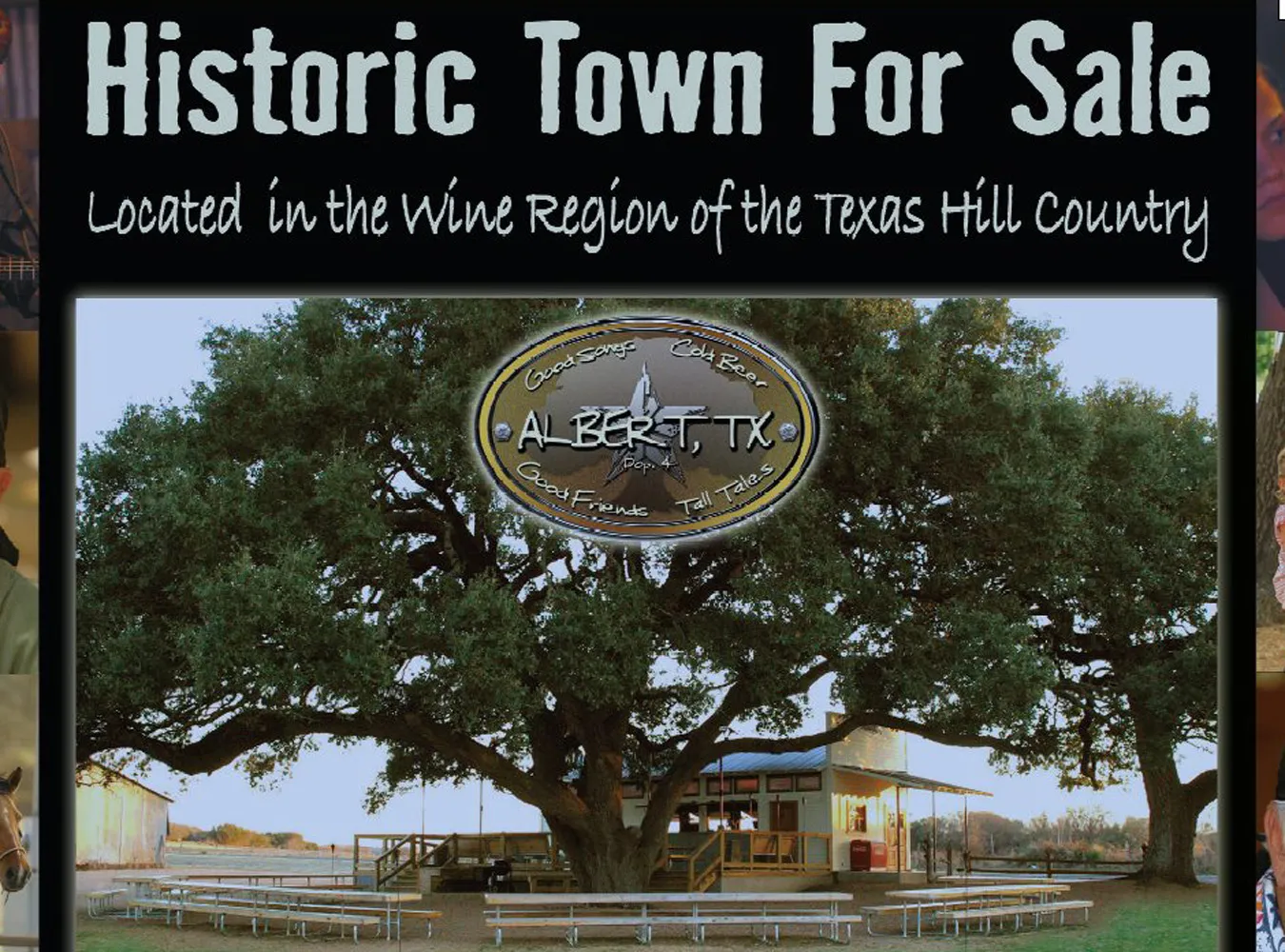 Miasteczko w Teksasie sprzedane przez internet