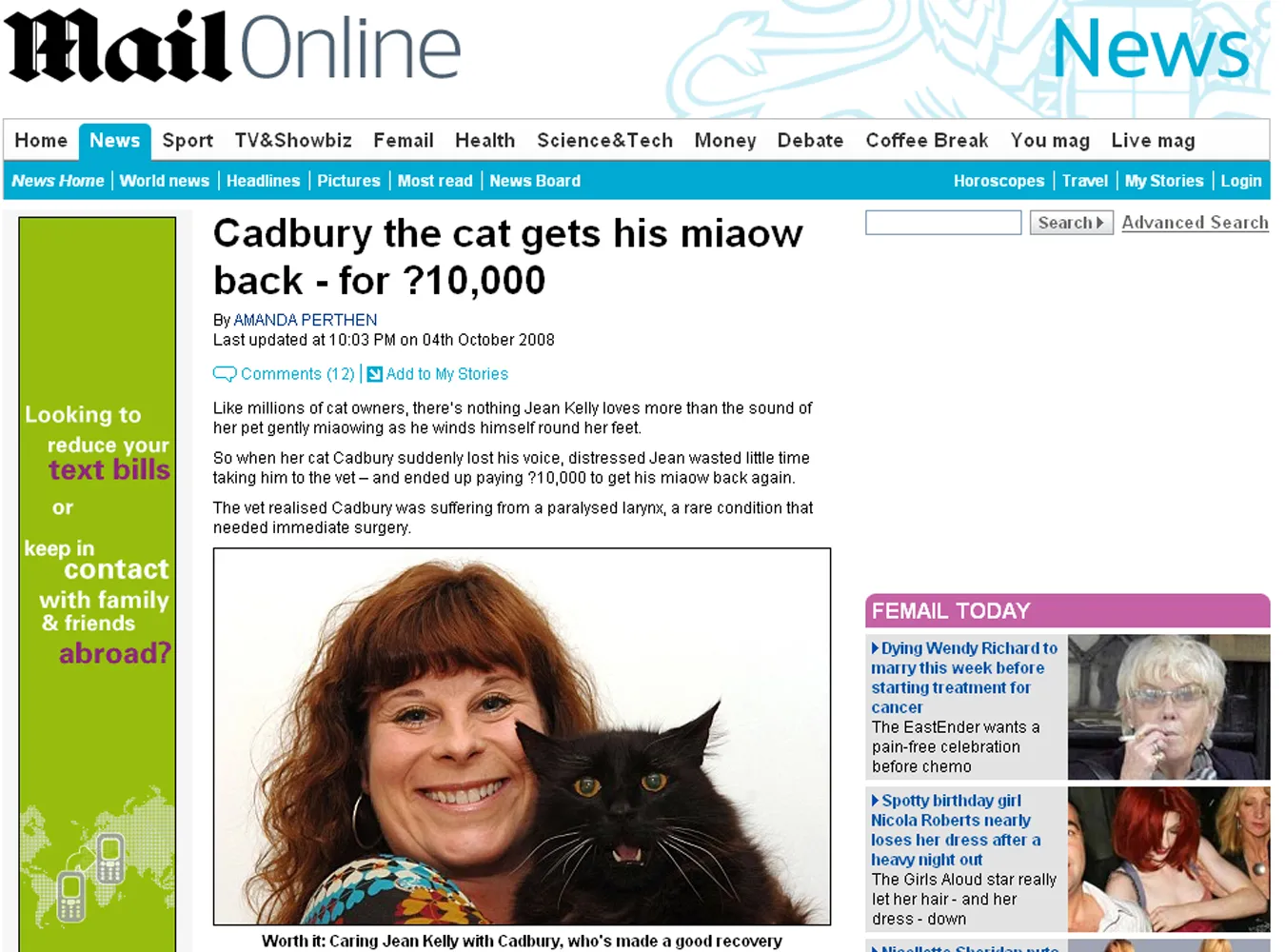 Wydała fortunę, by kot znów miauczał