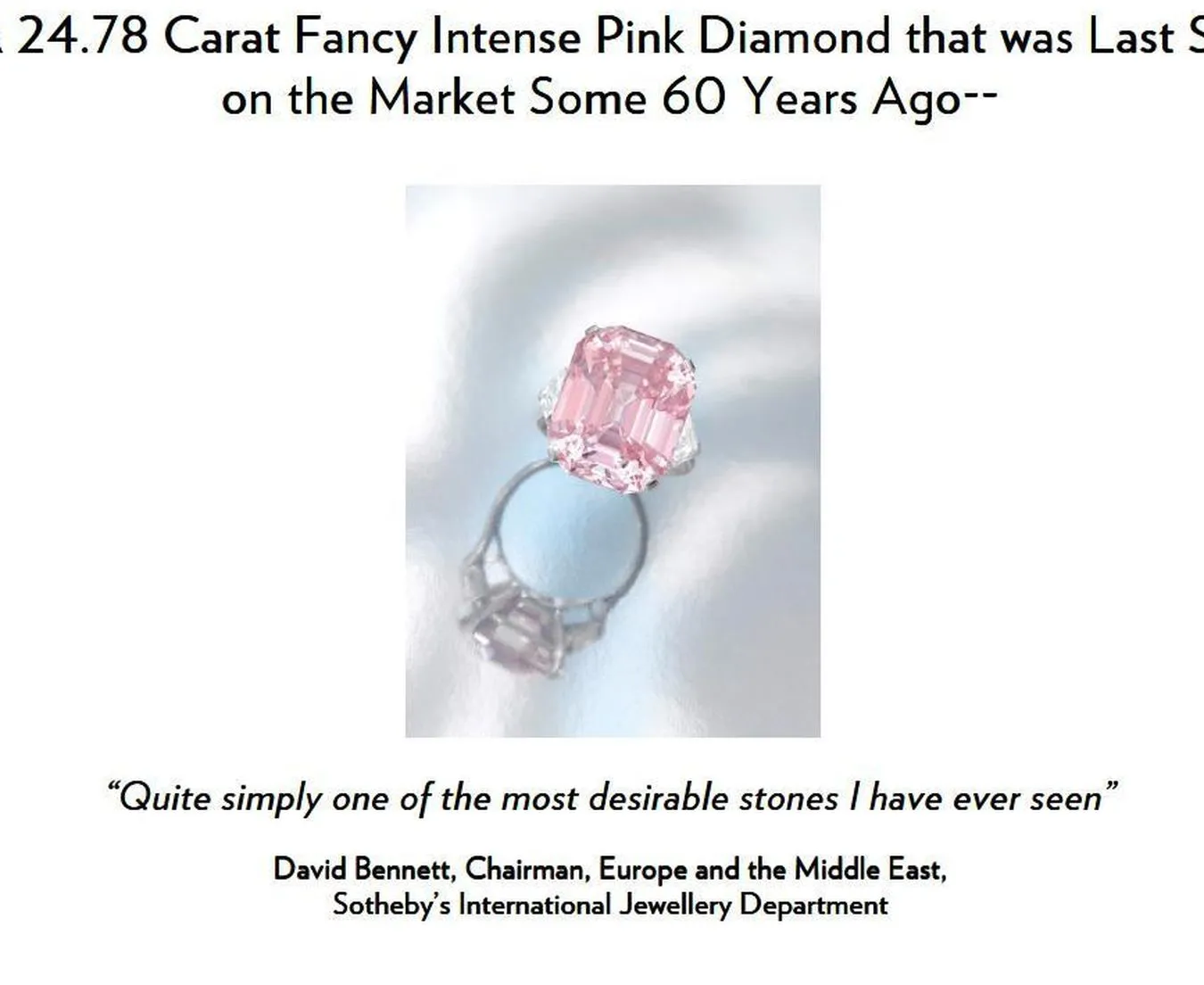 Legendarny diament idzie pod młotek. Nie widziano go od 60 lat