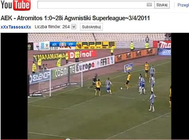 Zobacz fantastycznego gola reprezentanta Polski