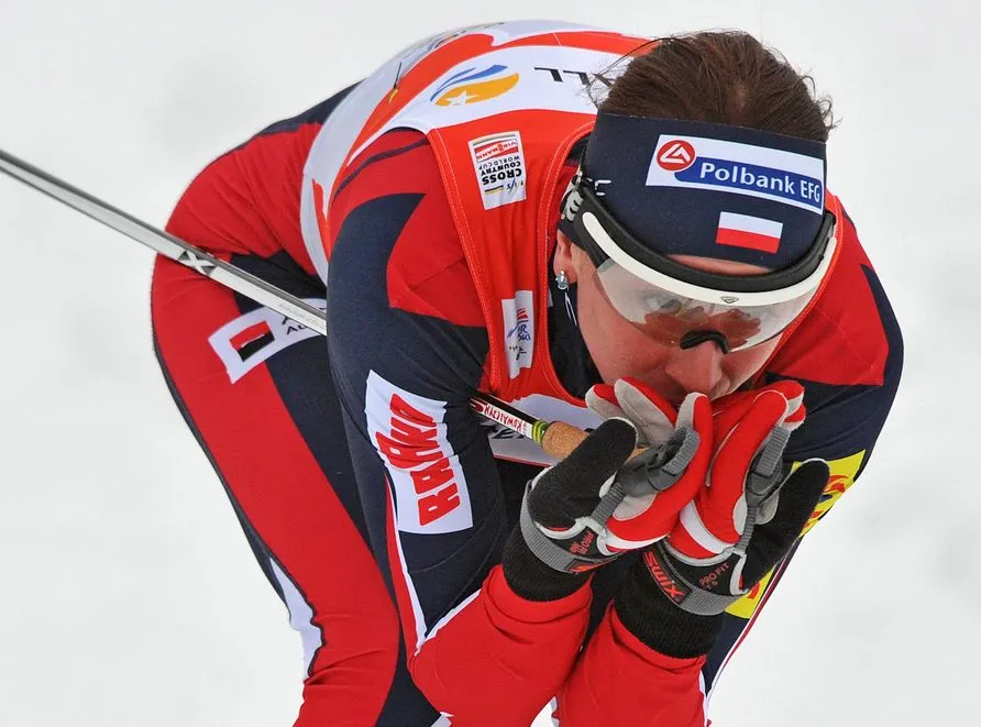 Justyna Kowalczyk biegnie po Kryształową Kulę