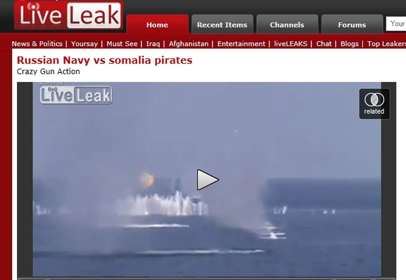 Zobacz, jak Rosjanie walczą z somalijskimi piratami