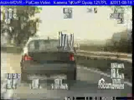 Szokujące odkrycie policji! Zobacz pościg za wariatem