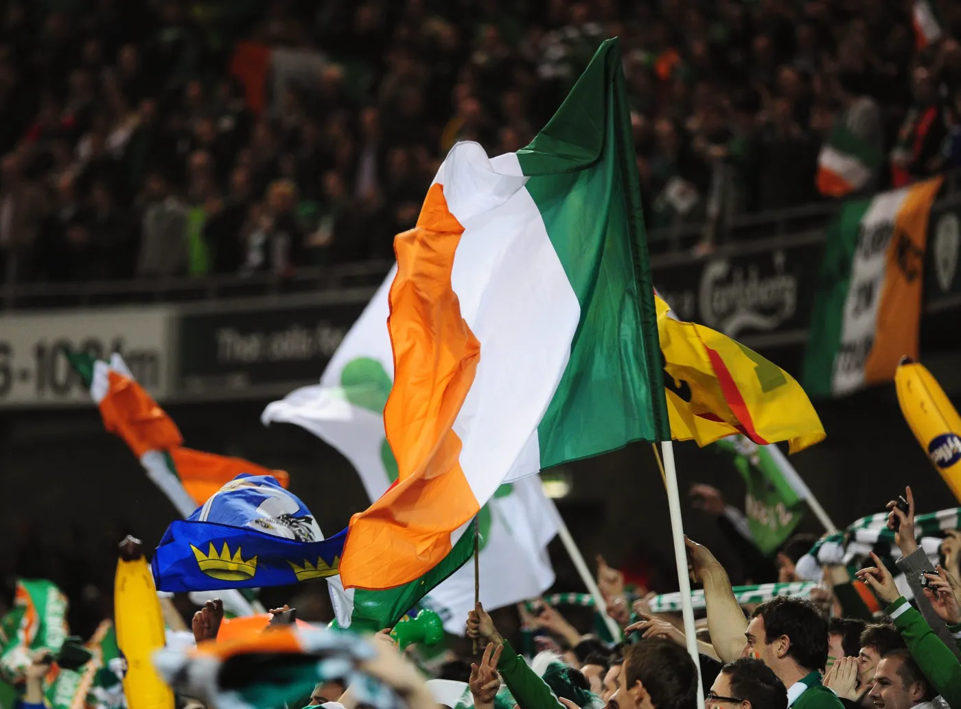 Irlandzki kibic siedział na... ławce rezerwowych Estonii