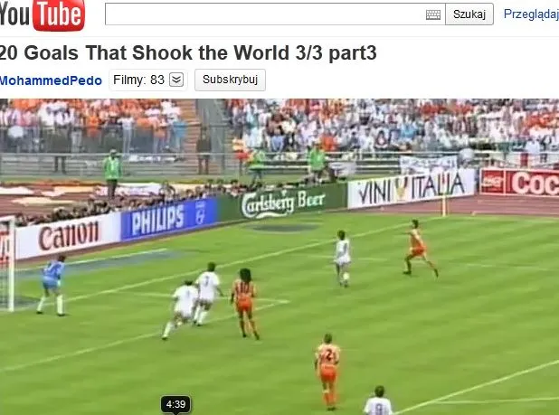 Oto 20 goli, które wstrząsnęły światem. Zobacz wideo