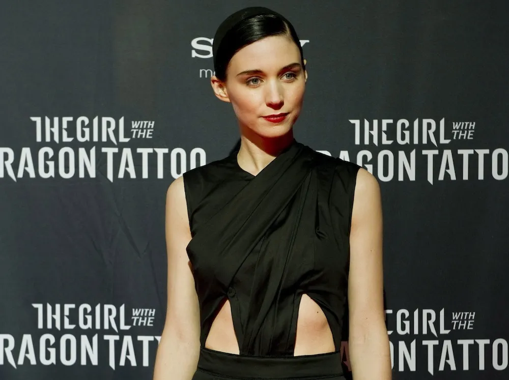 Rooney Mara na premierze w Sztokholmie