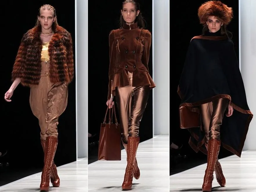 Modowy powrót do przeszłości! Ewa Minge w Moskwie