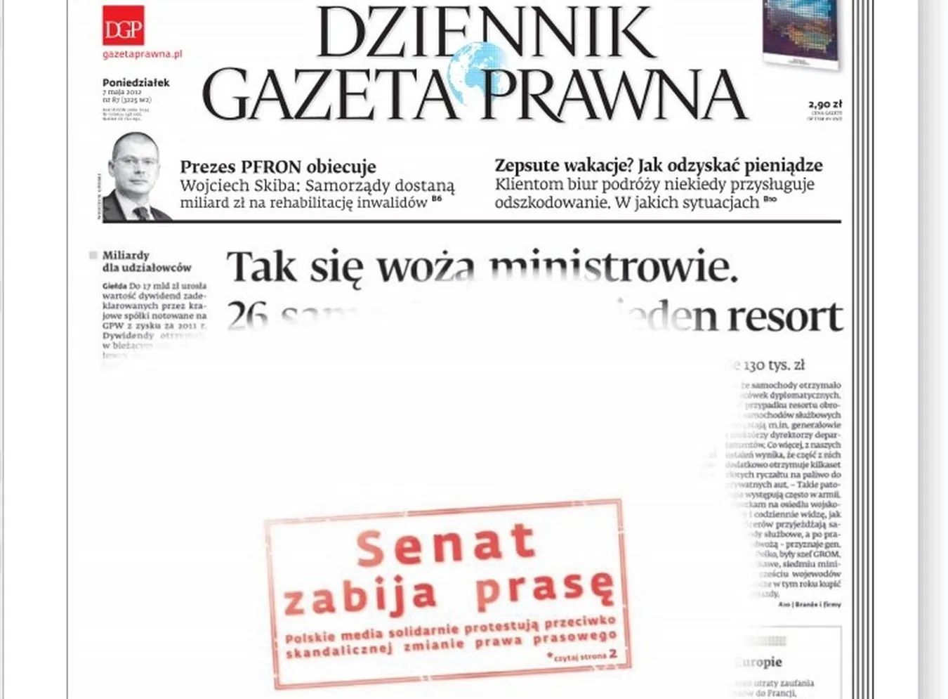 "Senat zabija prasę". Apel do Senatu