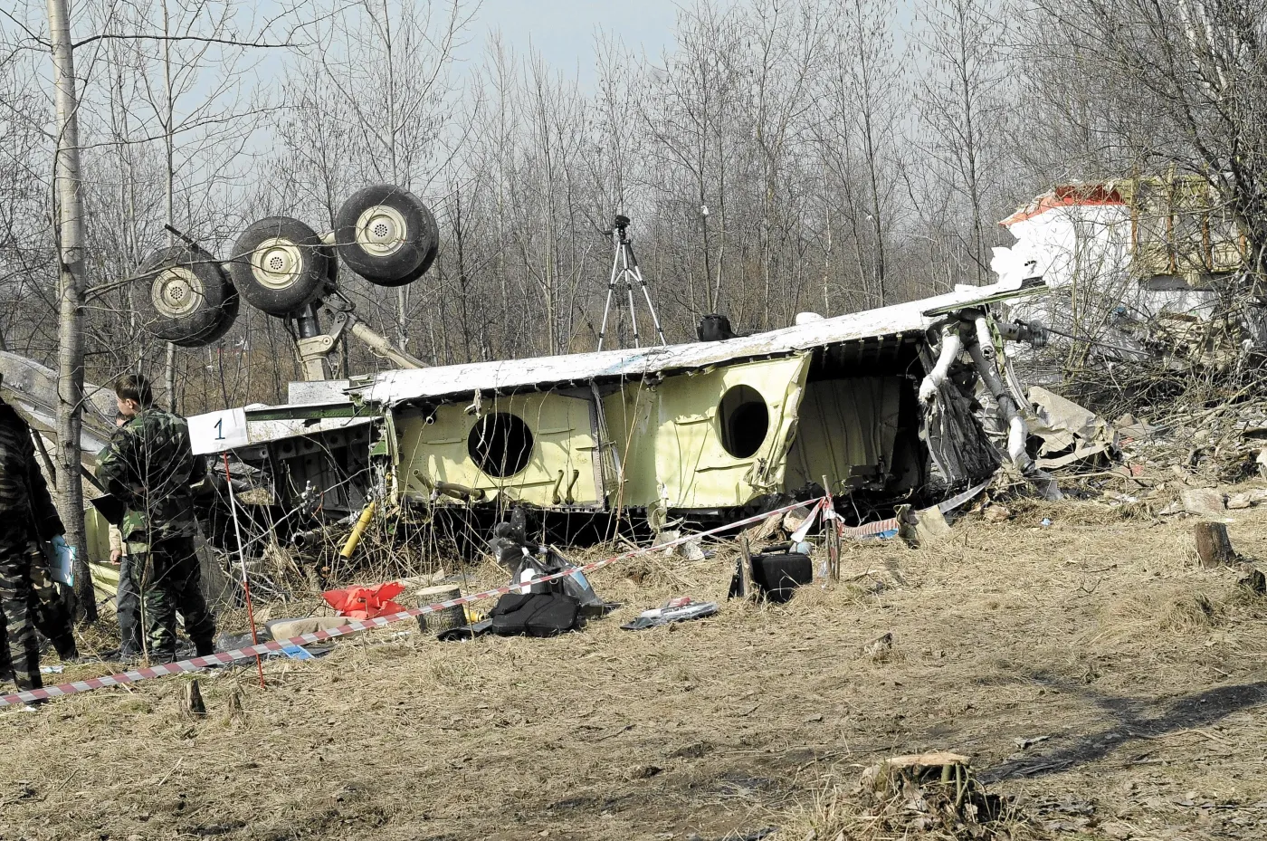 Miejsce katastrofy samolotu prezydenckiego Tu-154M