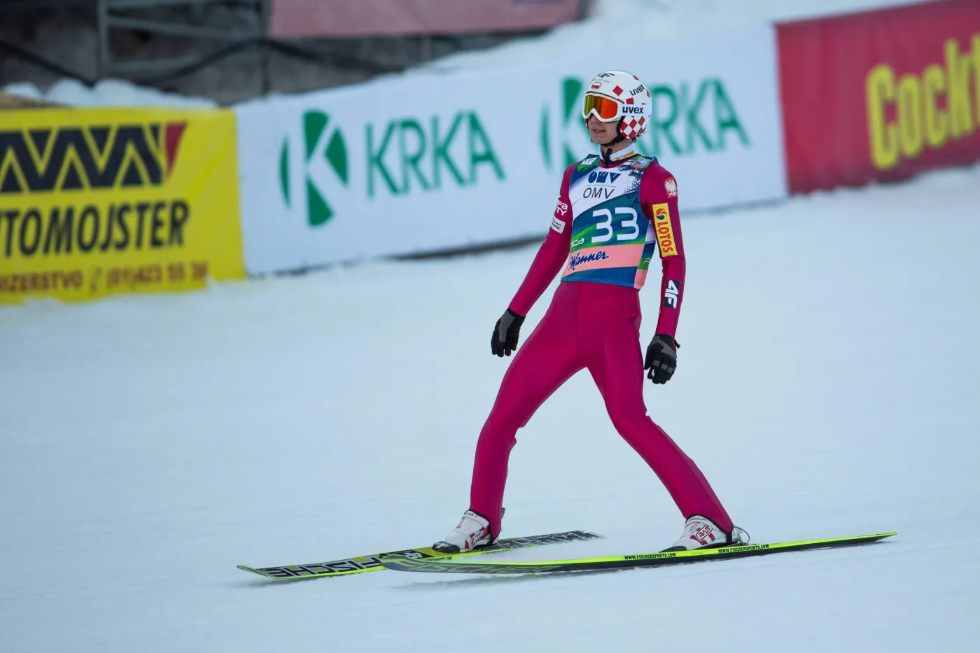 Dobre skoki Stocha i Żyły na treningu w Planicy