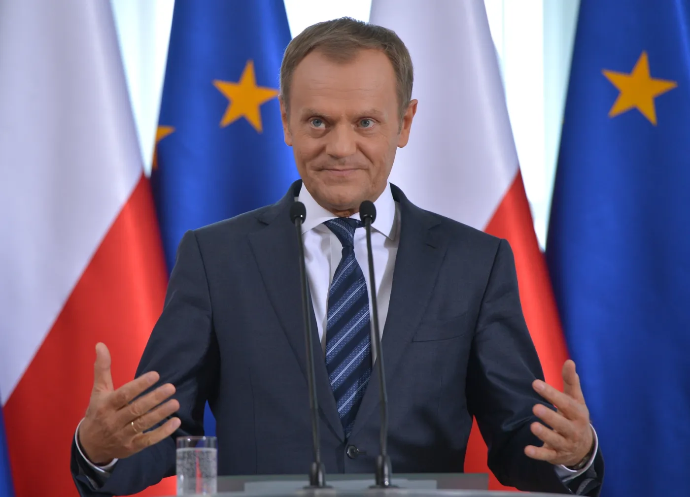 Tusk w Elblągu o dekadzie w Unii Europejskiej: Na wschodzie nam zazdroszczą. WIDEO