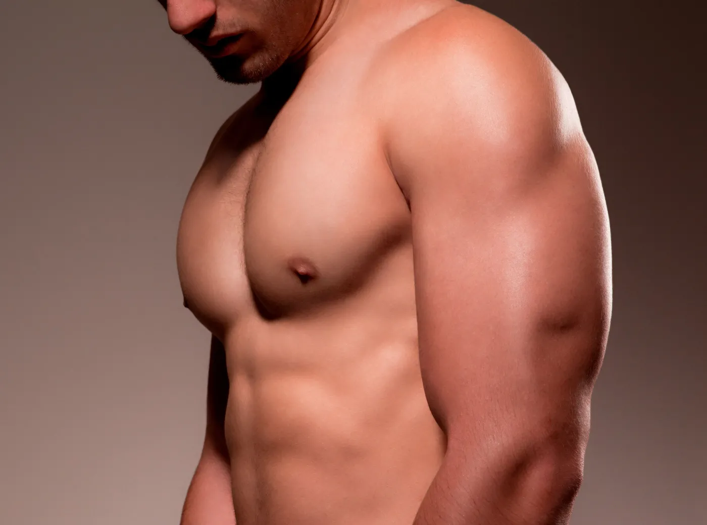 Męski tors