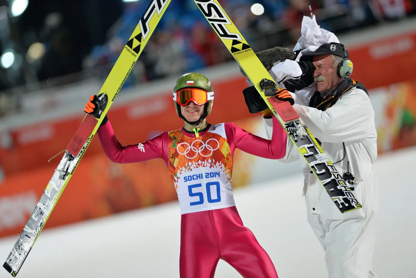 Kamil Stoch: Medal dedykuje mojej żonie, rodzicom, siostrom i trenerom