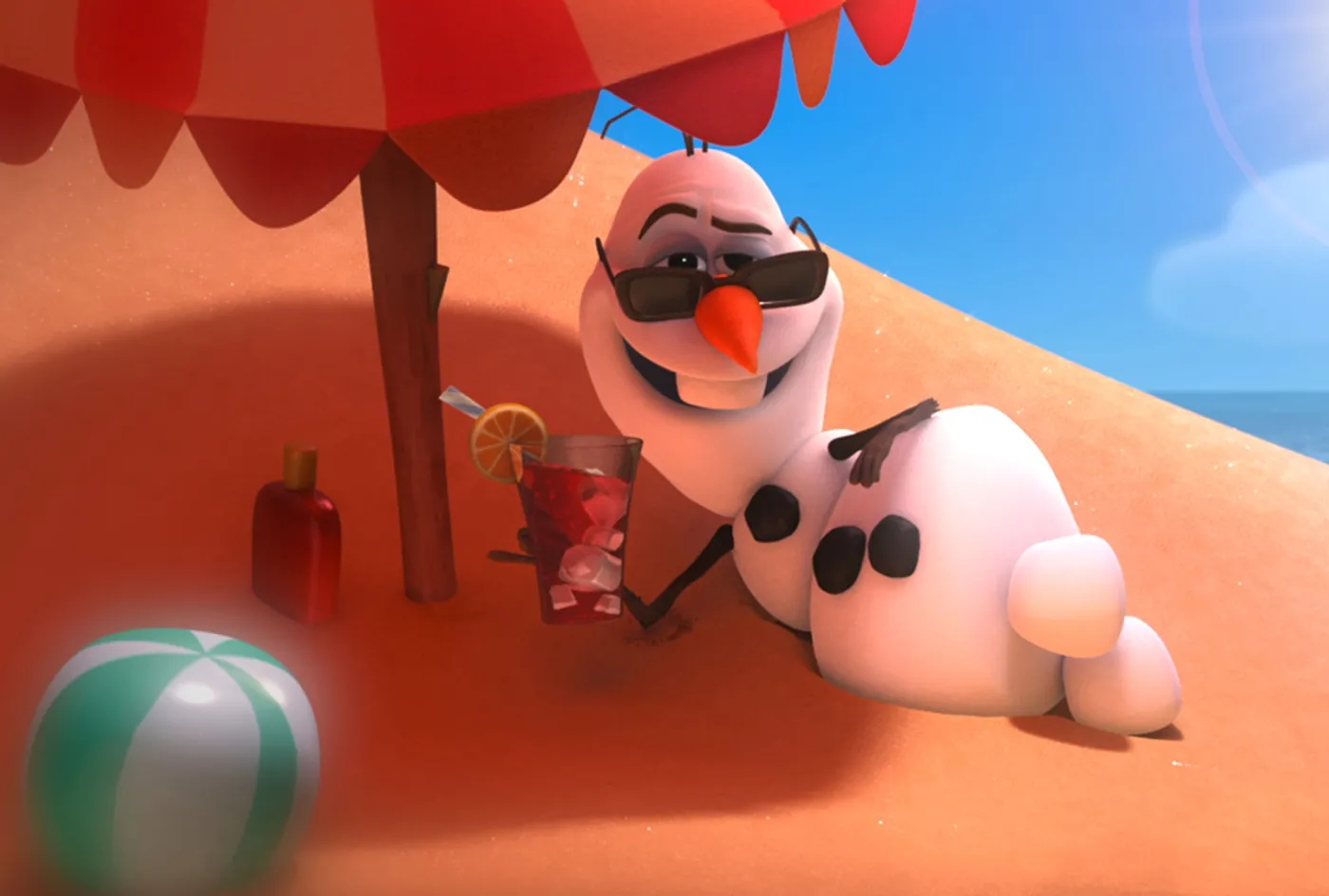 Czesław Mozil w życiowej roli... bałwanka z "Krainy lodu"