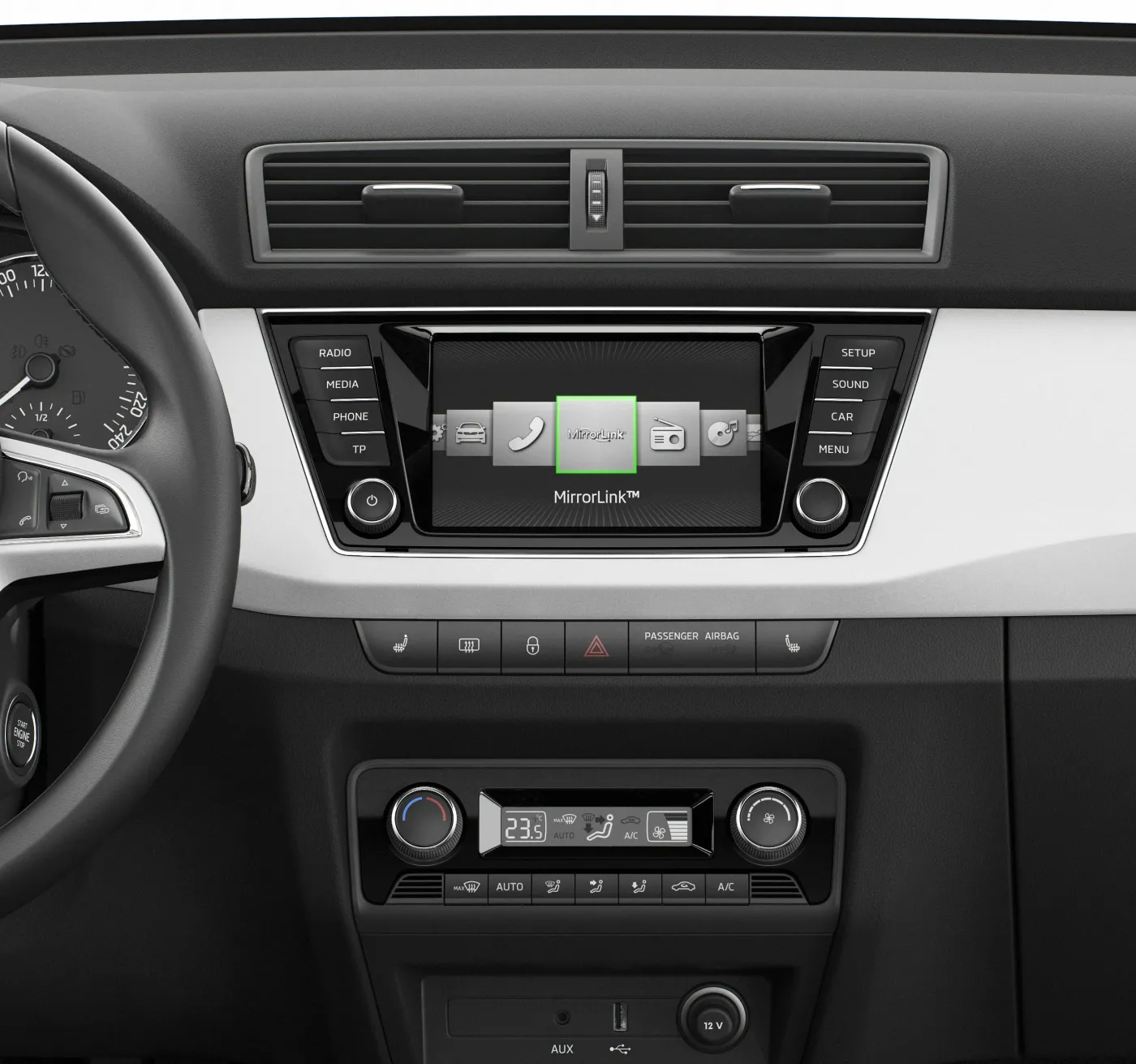 Tak nowa skoda fabia przerosła Toyotę i Volkswagena. Pierwsze zdjęcia wnętrza