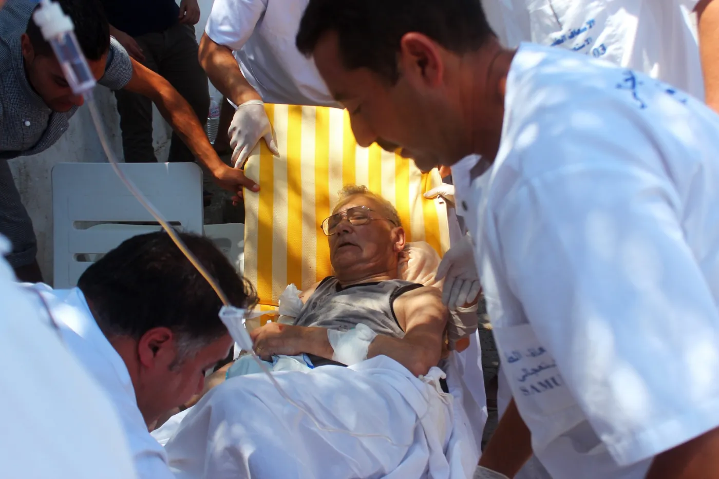 Mężczyzna ranny w zamachu terrorystycznym w Sousse w Tunezji