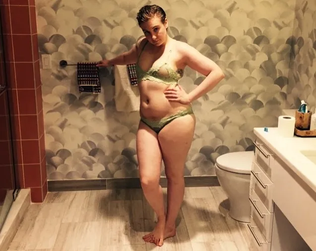 Lena Dunham chwali się nową, szczuplejszą figurą