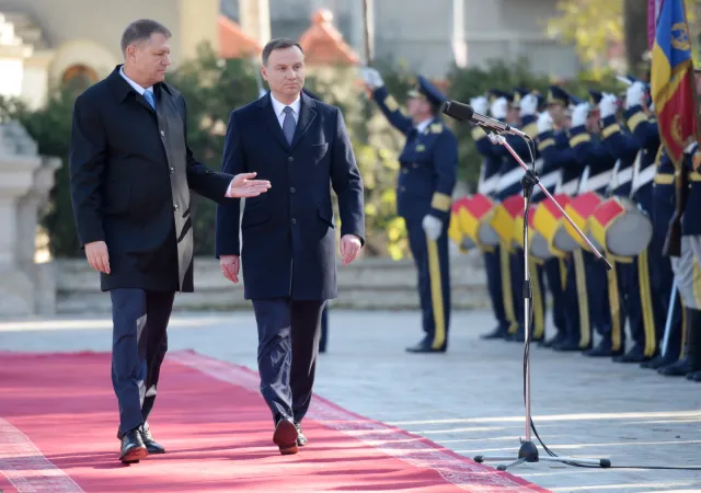 Andrzej Duda w Bukareszcie: Polska chce stałych baz NATO