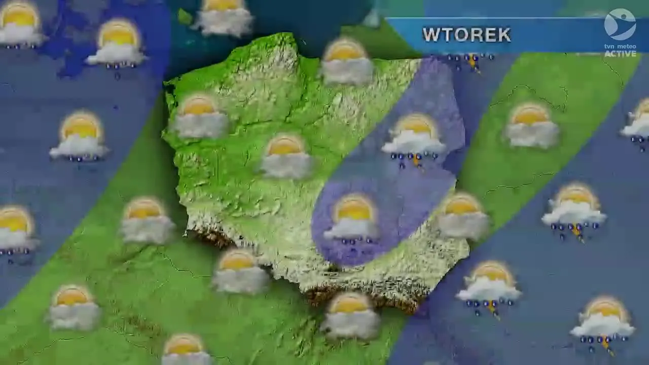 Wtorek deszczowy, a miejscami burzowy. Kolejne dni będą pogodne i gorące. PROGNOZA POGODY