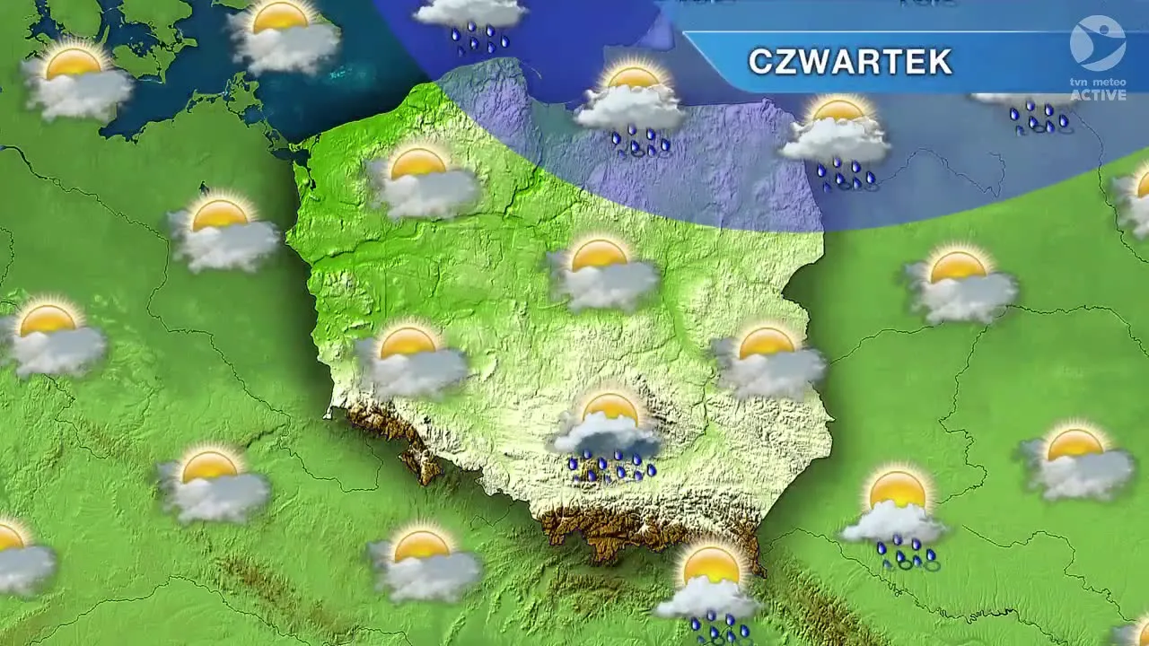 Przed nami chłodny i wilgotny czwartek, a po nim upalny weekend. PROGNOZA POGODY