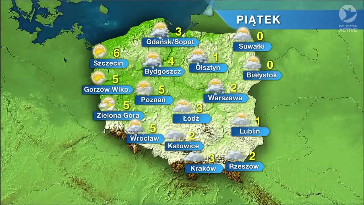 Mapa Polski
