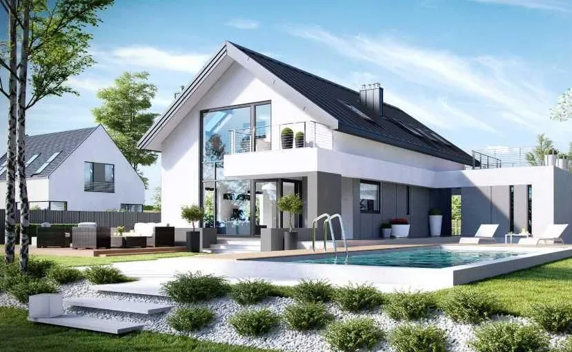 Wąska działka, wjazd od południa, stok... Jaki dom na nietypową działkę?