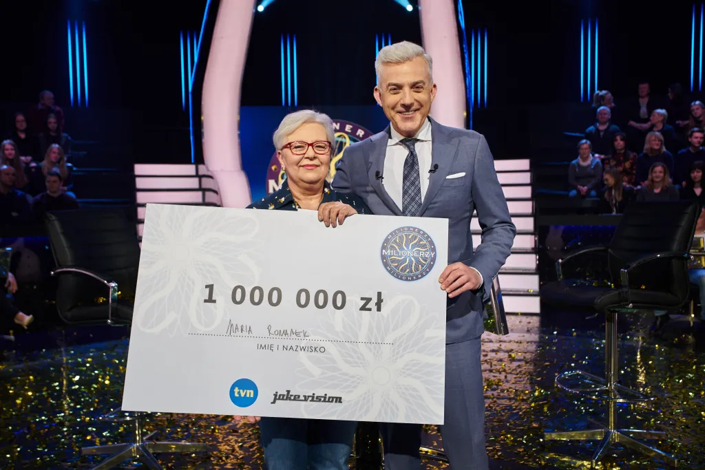 W "Milionerach" padła główna wygrana. Emerytowana nauczycielka nie miała problemu z pytaniem za milion