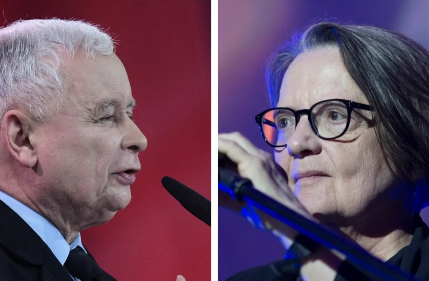 Jarosław Kaczyński / Agnieszka Holland 