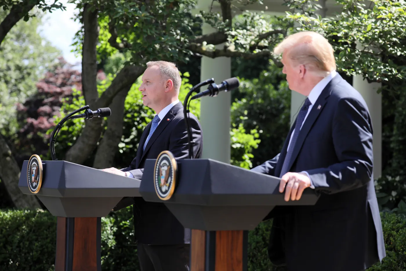 Andrzej Duda, Donald Trump