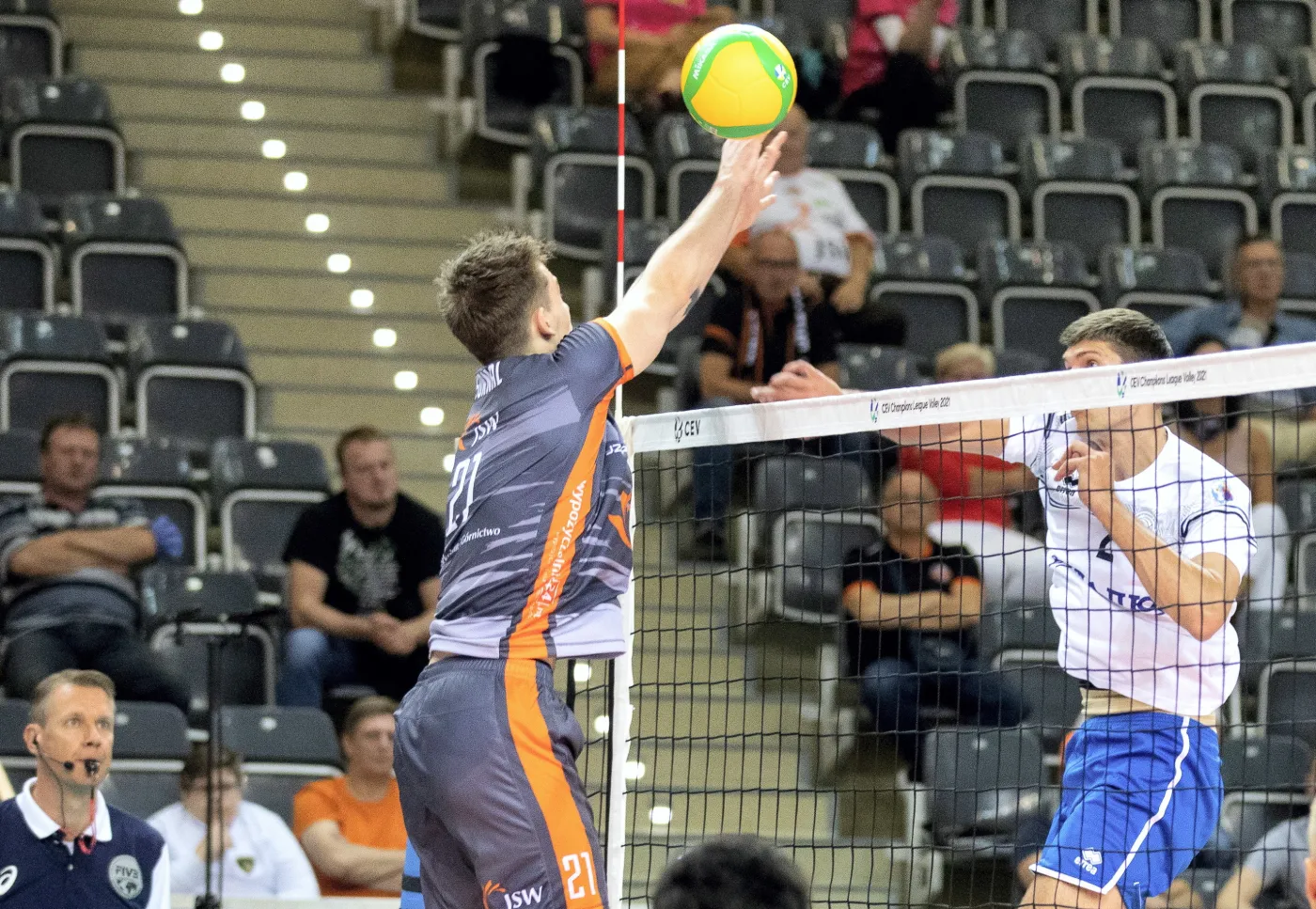 Efektowne zwycięstwo siatkarzy Jastrzębskiego Węgla w Lidze Mistrzów