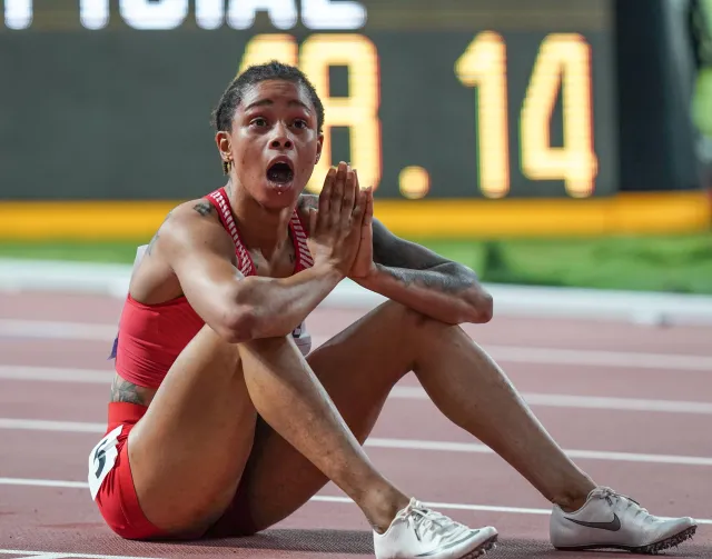 Mistrzyni świata w biegu na 400 m zawieszona. Nie wystąpi w Tokio