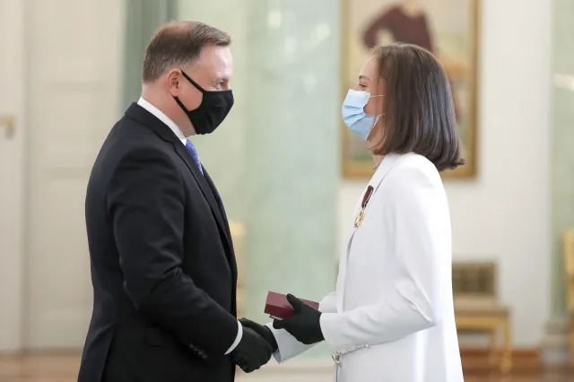 Iga Świątek na kwarantannie. Odbierała medal z rąk prezydenta Dudy