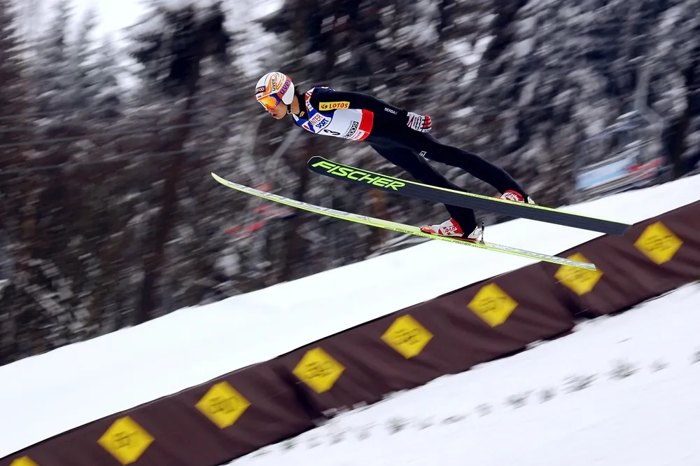 Wolny drugi, Kot czwarty w konkursie Pucharu Kontynentalnego w fińskiej Ruce