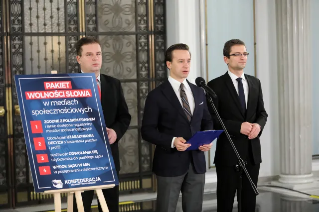 Konfederacja przedstawia internetowy Pakiet Wolności Słowa