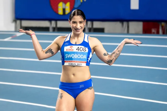 Ewa Swoboda mistrzynią Polski w biegu  na 60 m. Wynik 7,10 drugim w Europie