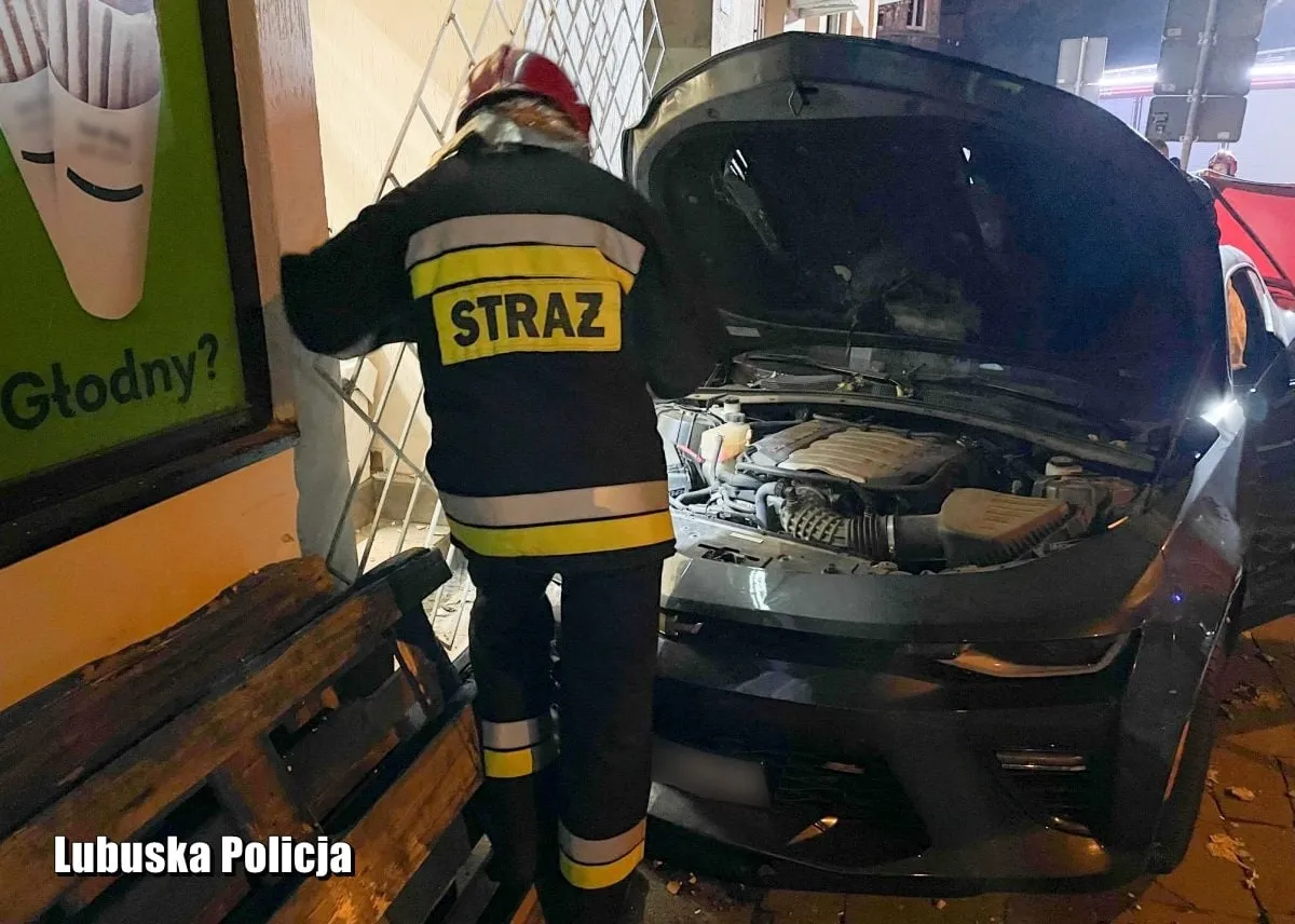 Miejsce wypadku w Gorzowie Wielkopolskim