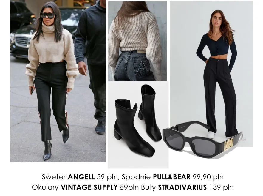 Luz z nutką niedbałości - to, co najlepsze w stylu Kourtney Kardashian. Inspiracje